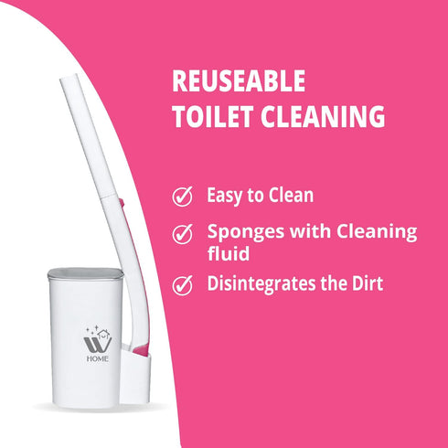 Disposable Toilet Cleaner with 8 refill | WBM HOME